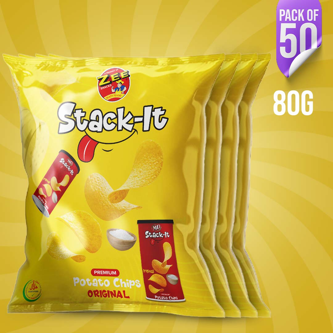 Stackit – Crispy & Crunchy Potato Stacks | 80 Grams