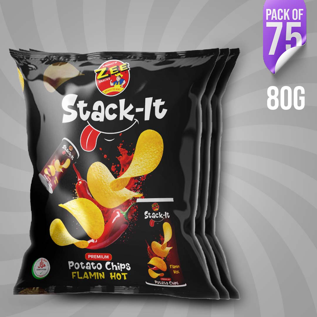 Stackit – Crispy & Crunchy Potato Stacks | 80 Grams