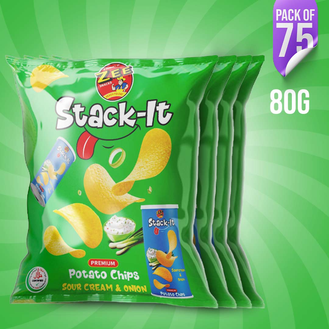 Stackit – Crispy & Crunchy Potato Stacks | 80 Grams